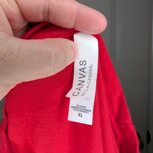 Inside Out Anger T-Shirt Red Men's XL 100% Cotton Bella+Canvas - Picture 3 of 4